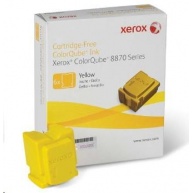 Xerox ColorQube Ink pro 8870/8880 yellow (6 STICKS), DMO (17 300str.)