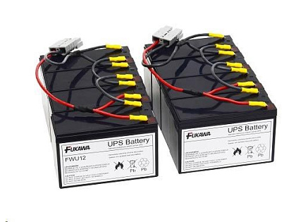 Baterie - FUKAWA FWU-12 náhradní set baterií za RBC12 (12V/7Ah, 8ks)