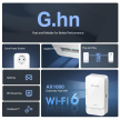 TP-Link PGW2440 KIT EasyMesh WiFi6 průchozí powerline set (G.hn2400,AX1800,2,4GHz/5GHz,3xGbE)