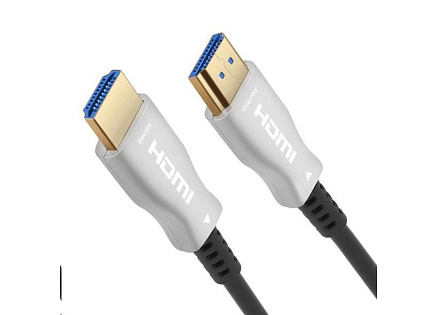 PREMIUMCORD Kabel HDMI optický fiber High Speed with Ether. 4K@60Hz, 10m, M/M, zlacené konektory PREMIUMCORD Kabel HDMI optický fiber High Speed with Ether. 4K@60Hz, 10m, M/M, zlacené konektory