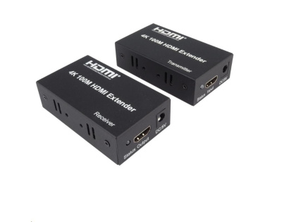 PremiumCord 4K HDMI extender na 100m přes jeden kabel Cat5e/Cat6 PremiumCord 4K HDMI extender na 100m přes jeden kabel Cat5e/Cat6