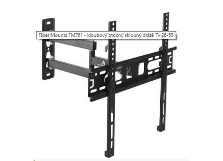 Fiber Mounts FM761 - kloubový otočný sklopný držák Tv 26-55