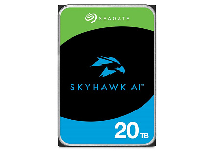 SEAGATE HDD SkyHawk AI Video Hard Drive 20TB, 6Gb/S SATA, 512e, 7200 RPM,cache 512 Mb SEAGATE HDD SkyHawk AI Video Hard Drive 20TB, 6Gb/S SATA, 512e, 7200 RPM,cache 512 Mb
