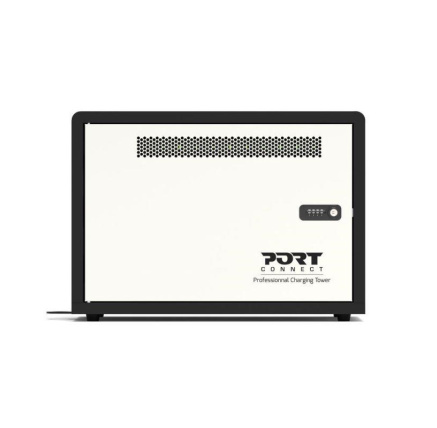 PORT nabíjecí skříňka pro 10 tabletů, černá a béžová PORT nabíjecí skříňka pro 10 tabletů, černá a béžová