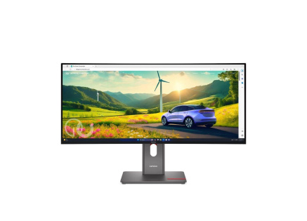 BAZAR - LENOVO LCD P34WD-40 -  34'' IPS,3440x1440,120Hz,350cd,2000:1,repro,2xHDMI,DP,DC,USB-C(140W PD),RJ45 - Pošk.obal