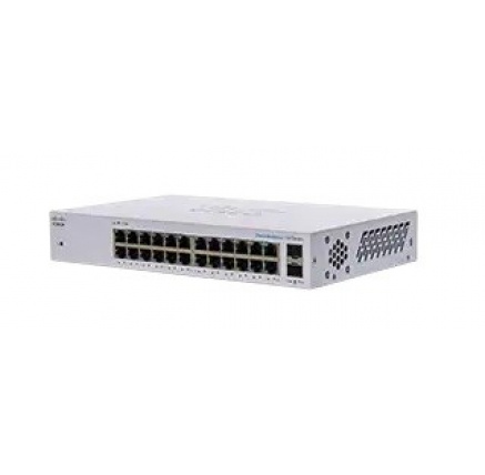 Cisco switch CBS110-24T (24xGbE, 2xGbE/SFP combo,fanless) Cisco switch CBS110-24T (24xGbE, 2xGbE/SFP combo,fanless)