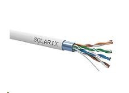 Instalační kabel Solarix FTP, Cat5E, drát, PVC, box 305m SXKD-5E-FTP-PVC