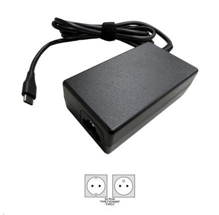 ACER Adapter 65W USB TYPE-C, EU POWER CORD (RETAIL PACK), Black ACER Adapter 65W USB TYPE-C, EU POWER CORD (RETAIL PACK), Black