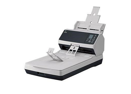 RICOH skener Fi-8270 A4, deska+průchod, 70ppm, 600dpi, LAN RJ45-1000, USB 3.2,ADF 100listů, 10000 listů za den