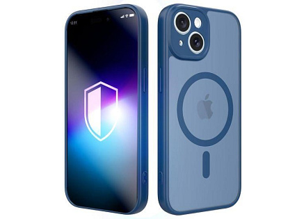 3mk ochranný kryt Misty MagCase Blue pro Apple iPhone 15 3mk ochranný kryt Misty MagCase Blue pro Apple iPhone 15