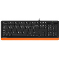 A4tech klávesnice FK10 FSTYLER, USB, CZ/US, oranžová