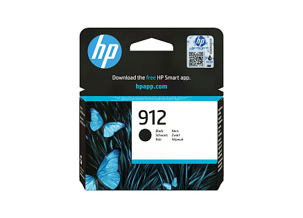 HP 912 Black Original Ink Cartridge (250 pages)