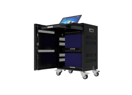 PORT nabíjecí skříňka pro 20 tabletů + 1 notebook, černá