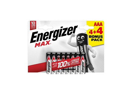 Energizer LR03/8 Max AAA 4+4 zdarma