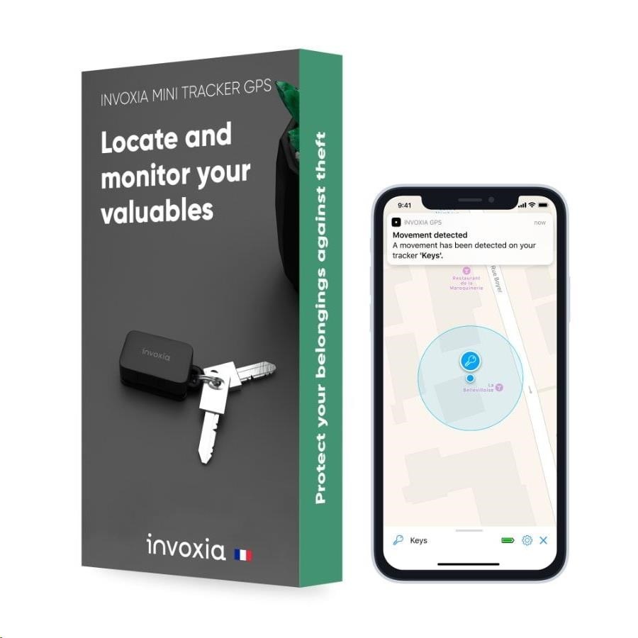 Invoxia GPS Mini Tracker Smart GPS lokátor Svět Počítačů
