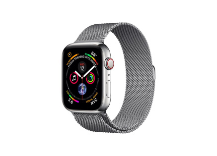 COTECi ocelový magnetický řemínek pro Apple Watch 38 / 40mm šedá