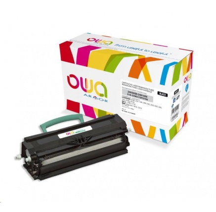 OWA Armor toner pro LEXMARK E230, 232, 238, 240, 242, 330, 332, 340, 342, X340, X342, 2500 Stran, 12A8400, černá/black OWA Armor toner pro LEXMARK E230, 232, 238, 240, 242, 330, 332, 340, 342, X340, X342, 2500 Stran, 12A8400, černá/black