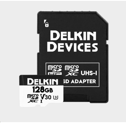 Delkin microSDXC Trail Cam Hyperspeed R100/W75 (V30) 128GB