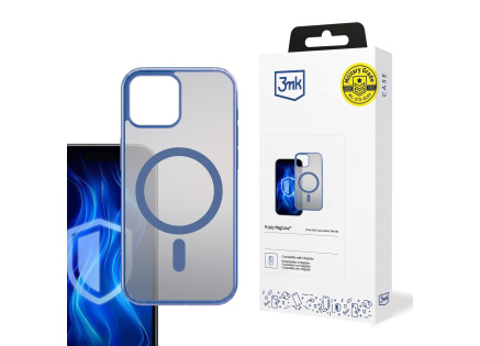 3mk ochranný kryt Frosty MagCase Blue pro Apple iPhone 16E