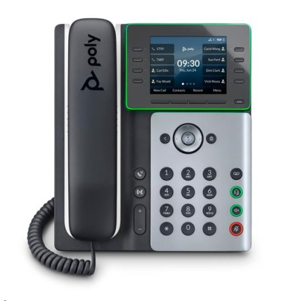 Poly Edge E320 IP telefon s podporou technologie PoE Poly Edge E320 IP telefon s podporou technologie PoE