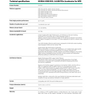NVIDIA H200 NVL 141GB PCIe Accelerator for HPE
