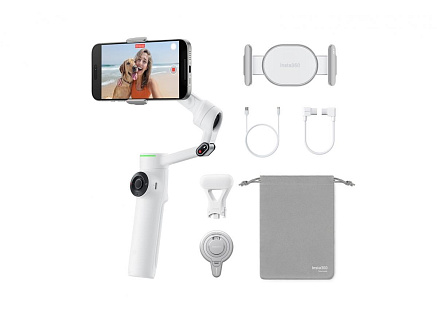 Insta360 Flow 2 Pro Creator Kit stabilizátor, bílá