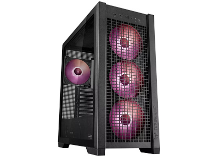 BAZAR - ASUS case TUF GAMING CASE (GT302) TG, Mid Tower, 4x 140mm ARGB Fan, černá - Poškozený obal (Komplet)