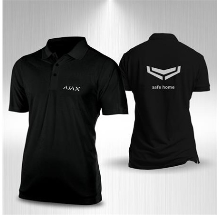 Ajax Polokošile černá - Safe home | L Ajax Polokošile černá - Safe home | L