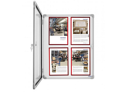 Vitrína magnetická Magnetoplan optimal vnitřní 4 x A4 Vitrína magnetická Magnetoplan optimal vnitřní 4 x A4