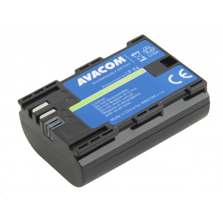 AVACOM baterie Canon LP-E6 Li-Ion 7.4V 2000mAh 15Wh AVACOM baterie Canon LP-E6 Li-Ion 7.4V 2000mAh 15Wh