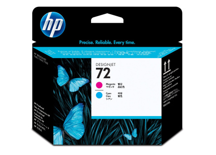 HP 72 Magenta + Cyan DJ Printhead, C9383A