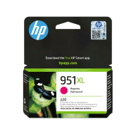 HP 951XL Magenta Ink Cart, 17 ml, CN047AE (1,500 pages)