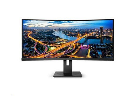 Philips MT VA LED 345B1C/00 - VA panel, 3440x1440, 2xHDMI, DP, USB, repro, nast vyska, zakriven