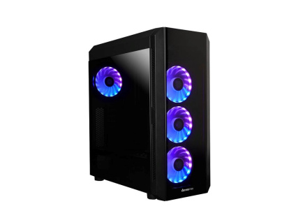 CHIEFTEC skříň SCORPION 3, ATX, 1x USB-C 3.2, 2x USB 3.1, 4x 120mm ARGB Fan, ARGB Hub, černá