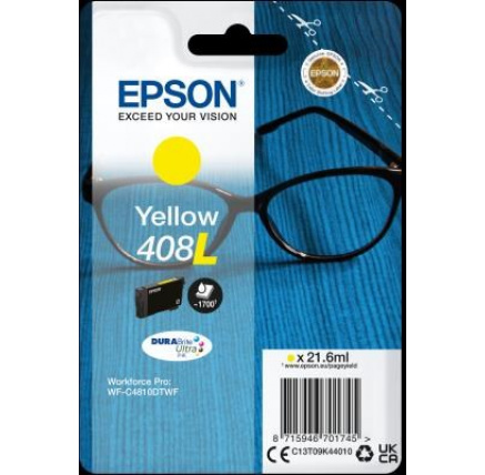 EPSON ink Yellow 408L DURABrite Ultra Ink (1.700 str.)