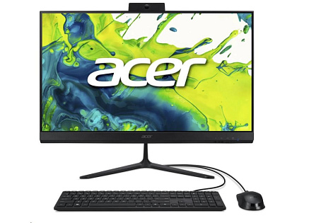 ACER PC AiO Aspire C27-2G_LUBC5120U_65W,Core5 120U,27" FHD,8GB,512GB SSD,UHD,Linux,Black