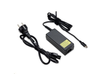 ACER Adaptér power Adaptor Acer 100W USB TYPE-C ADAPTER, BLACK, EU POWER CORD  - pro zařízení s AC adapterem Type-C