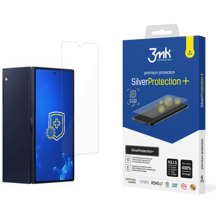 3mk ochranná folie SilverProtection+ Folded Edition pro Samsung Galaxy Z Fold 6 (front) 3mk ochranná folie SilverProtection+ Folded Edition pro Samsung Galaxy Z Fold 6 (front)
