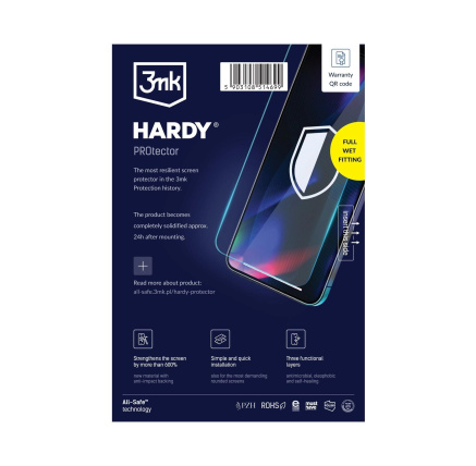 3mk All-Safe - AIO fólie Hardy PROtector Full Wet Fitting Phone, 5 ks 3mk All-Safe - AIO fólie Hardy PROtector Full Wet Fitting Phone, 5 ks