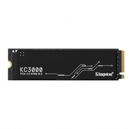 Kingston SSD 4TB (4096GB) KC3000 M.2 2280 NVMe™ PCIe Gen 4 (R 7000MB/s; W 7000MB/s)