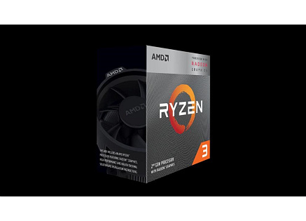 CPU AMD RYZEN 3 3200G, 4-core, 3.6 GHz (4 GHz Turbo), 6MB cache (2+4), 65W, socket AM4, Wraith Stealh, Radeon RX VEGA 8