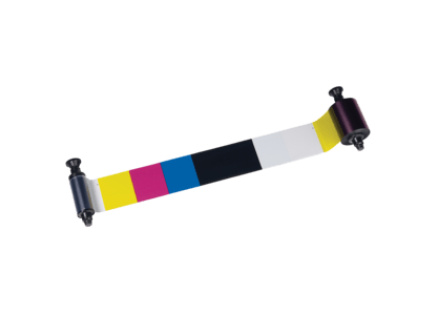 Evolis colour ribbon (YMCKO)