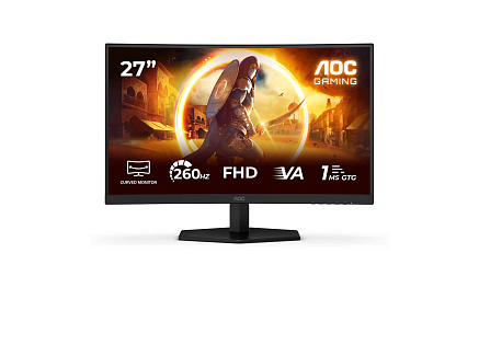 AOC MT VA LCD WLED 27" C27G42ZE - Fast VA panel, 1920x1080, 260Hz, 1ms, HDMI, DP, Zakřivený