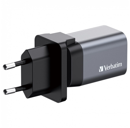VERBATIM GaN Nabíječka do sítě GNC-35, 35W, 1x USB-C, 1x USB VERBATIM GaN Nabíječka do sítě GNC-35, 35W, 1x USB-C, 1x USB