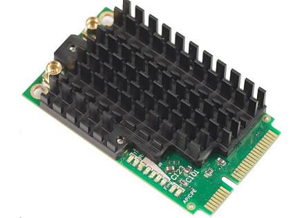 MikroTik R11e-2HPnD, mini-PCIe karta, 802.11b/g/n, MMCX MikroTik R11e-2HPnD, mini-PCIe karta, 802.11b/g/n, MMCX