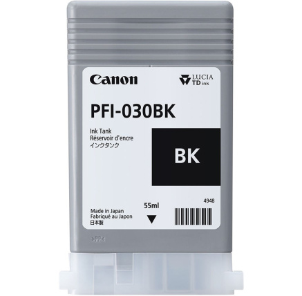 Canon CARTRIDGE PFI-030 BK černá pro imagePROGRAF TM-240 a TM-340 Canon CARTRIDGE PFI-030 BK černá pro imagePROGRAF TM-240 a TM-340