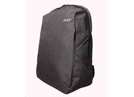 ACER urban backpack, grey & green, 15.6"