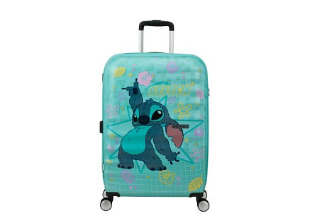American Tourister WAVEBREAKER DISNEY SPIN.67/24 TSA DISNEY FL STITCH FLOWER