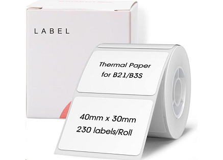 Niimbot štítky R 40x20mm 320ks Bílé pro B21, B21S, B3, B1S
