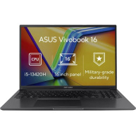 ASUS NTB Vivobook 16 (X1605VA-MB2232W), i5-13420H, 16" 1920 x 1200, 16GB, 512GB SSD, UHD, W11 Home, Black